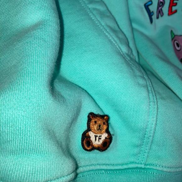 Teddy Fresh I Need A Hug Quarter Zip Hoodie Sweatshirt Pullover Size L Large - Picture 12 of 16